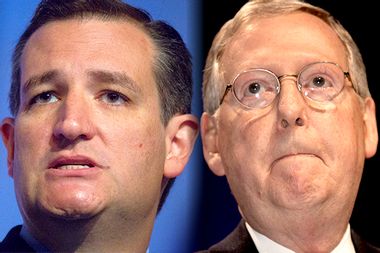 Image for Ted Cruz scalded by sick Mitch McConnell burn