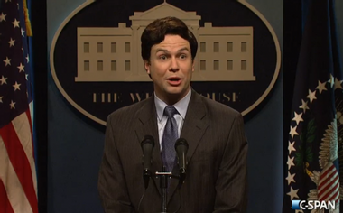 Image for Must-see morning clip: Ebola czar meets the press on 