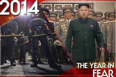 Image for The Year in Fear: From Ebola to street violence to Comrade Kim