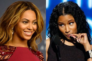 Image for They're flawless: Why Beyoncé and Nicki Minaj had 2014's best female celebrity friendship
