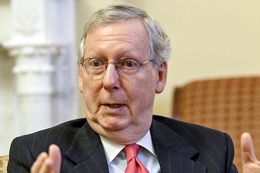 Image for Mitch McConnell gives up: How he traded all legislative goals to appease the nuts