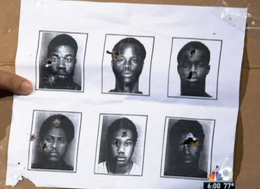 Image for Florida PD uses mug shots of black men for target practice