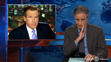 Image for Jon Stewart mocks Brian Williams over 