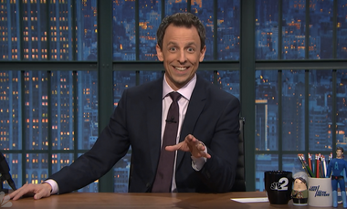 Image for Seth Meyers just ditched the standing monologue on “Late Night