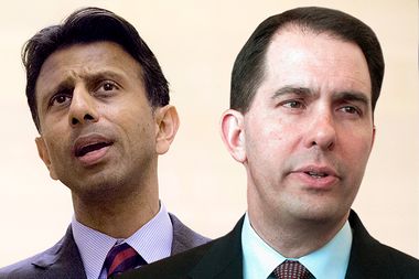 Bobby Jindal, Scott Walker