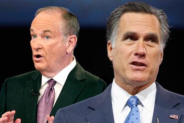 Bill O'Reilly, Mitt Romney