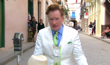 Image for Conan O'Brien is trying to thaw Cuban relations by creeping out all the locals