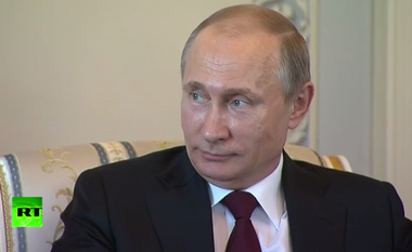 Image for He's baaack! Vladimir Putin resurfaces after mystery 11-day disappearance