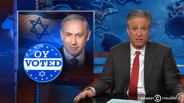 Image for Stewart blasts Netanyahu over racist fear-mongering: 