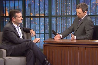 Ted Cruz, Seth Meyers