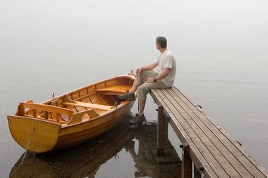 Man On Dock