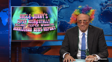 Image for Jon Stewart blasts Chris Christie for shameless marijuana hypocrisy