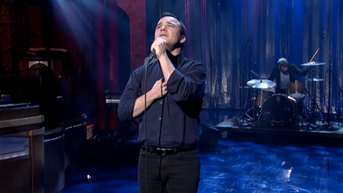 Image for Baltimore band Future Islands turns Letterman performance into haunting tribute to protesters: 