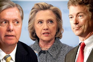 Lindsey Graham, Hillary Clinton, Rand Paul