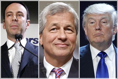 Edward Lampert, Jamie Dimon, Donald Trump