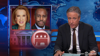 Image for Jon Stewart decimates newly minted GOP candidates one by one