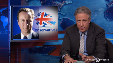 Image for Jon Stewart uncovers the startling truth about UK media: 