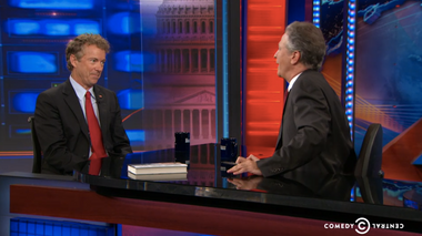 Image for Jon Stewart blasts Rand Paul's 