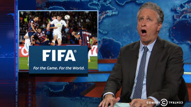 Image for Jon Stewart hammers FIFA for 24 years of corruption: It started a whole 