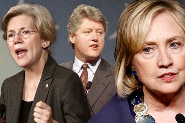 Elizabeth Warren, Bill Clinton, Hillary Clinton