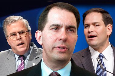 Jeb Bush, Scott Walker, Marco Rubio