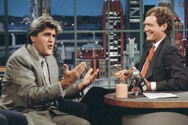 Jay Leno, David Letterman