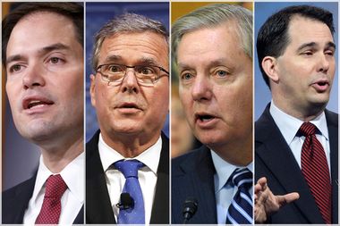 Marco Rubio, Jeb Bush, Lindsey Graham, Scott Walker