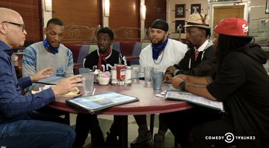 Image for Larry Wilmore sits down with Baltimore's Bloods and Crips: 