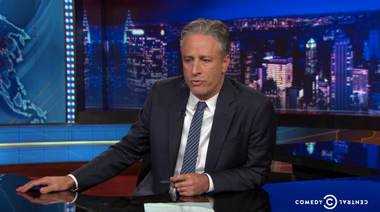 Image for Jon Stewart delivers powerful, sobering Charleston monologue: 