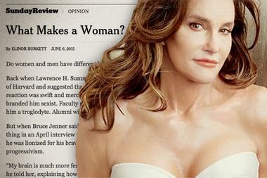 Image for Memo to crotchety feminists: Caitlyn Jenner is a woman, and we must embrace her -- it's what's feminist and what's right