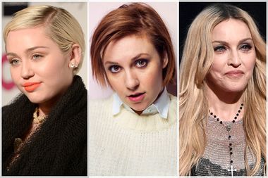 Miley Cyrus, Lena Dunham, Madonna