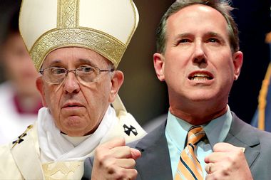 Pope Francis, Rick Santorum