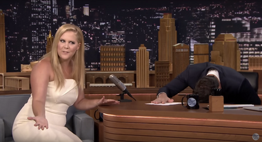 Image for  Amy Schumer hijacked Katie Couric's phone and sent the raunchiest text message imaginable