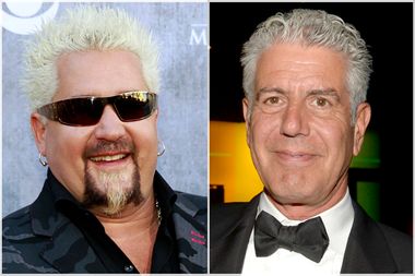 Guy Fieri, Anthony Bourdain