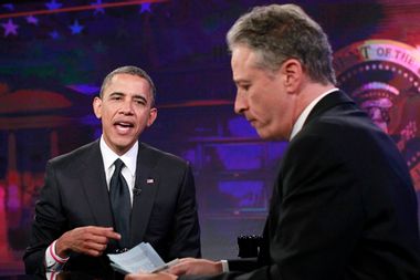 Barack Obama, Jon Stewart