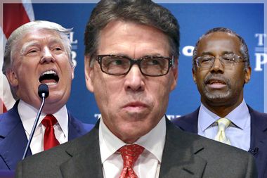 Donald Trump, Rick Perry, Ben Carson