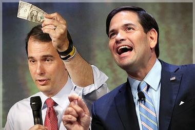 Scott Walker, Marco Rubio