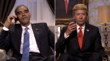 Image for Jimmy Fallon's impression of Donald Trump is so good it hurts
