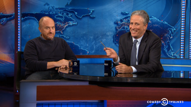 Image for Louis C.K. gives Jon Stewart a heartwarming send-off: 