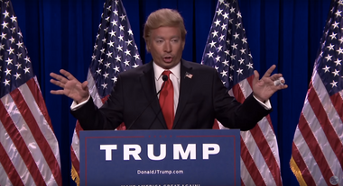 Image for Jimmy Fallon's pitch-perfect Donald Trump impression is the only good thing about the Megyn Kelly fiasco