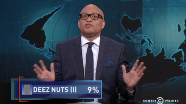 Image for Larry Wilmore celebrates the latest GOP candidate to take America by storm: 