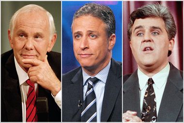 Johnny Caron, Jon Stewart, Jay Leno