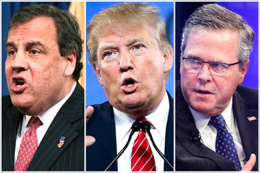 Chris Christie, Donald Trump, Jeb Bush