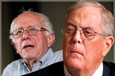 Bernie Sanders, David Koch