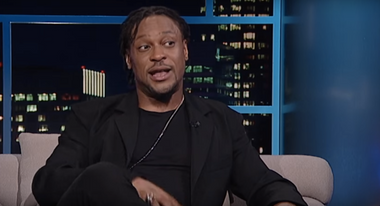 Image for D'Angelo makes first talk show appearance in over a decade: 