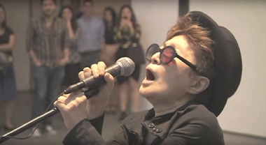 Image for Viral rewind: Yoko Ono's unnerving and unending MOMA performance