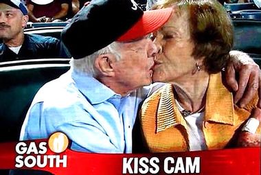 Image for Jimmy Carter and wife Rosalynn captured on 