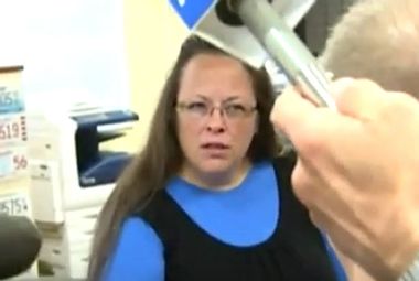 Image for U.S. District Judge orders homophobic Kentucky clerk to explain why she shouldn't be fined or jailed for contempt