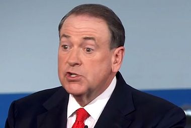 Image for GOP debate: Mike Huckabee accidentally compares Kim Davis to Ft. Hood shooter, Gitmo detainees