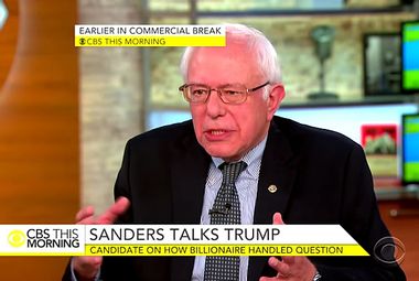 Image for Bernie Sanders rips Donald Trump for refusing to rebuke Islamophobic questioner: 